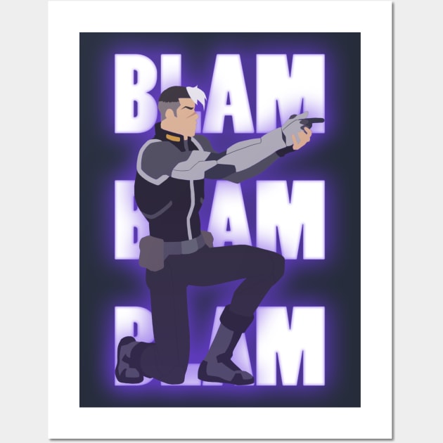 Blam Blam Blam! [Shiro] Wall Art by Joeys_Doodle_Dream